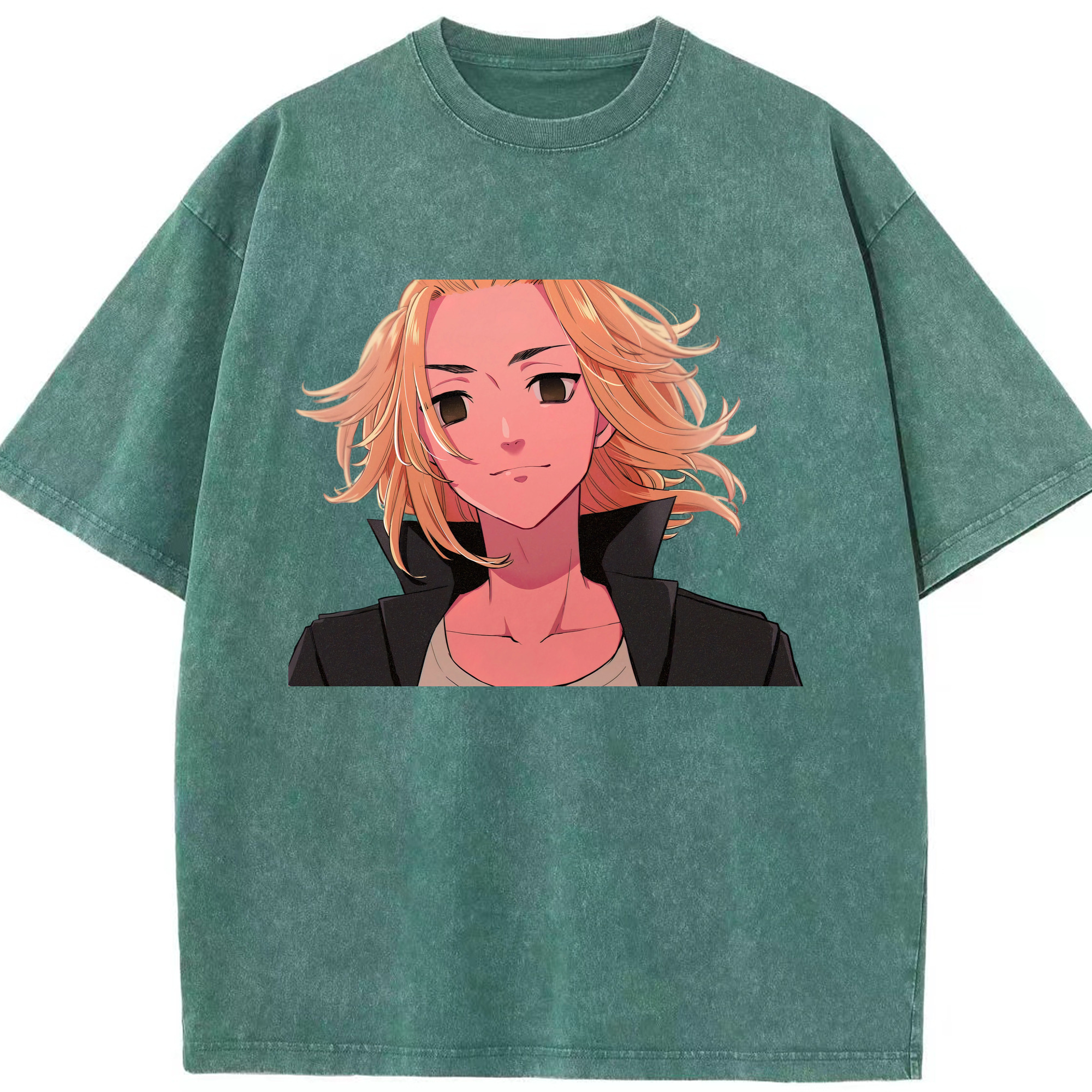 （画像用） 東京リベンジャーズ Tokyo Revengers 綿100% ヴィンテージ風 半袖Tシャツ（フロントプリント）